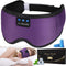 Ultra-Thin Bluetooth Sleep Mask with Wireless Headphones - Perfect for Side Sleepers and Relaxing Music Enjoyment